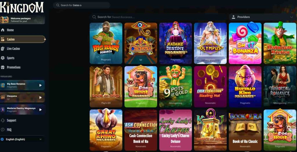 kingdom casino review 